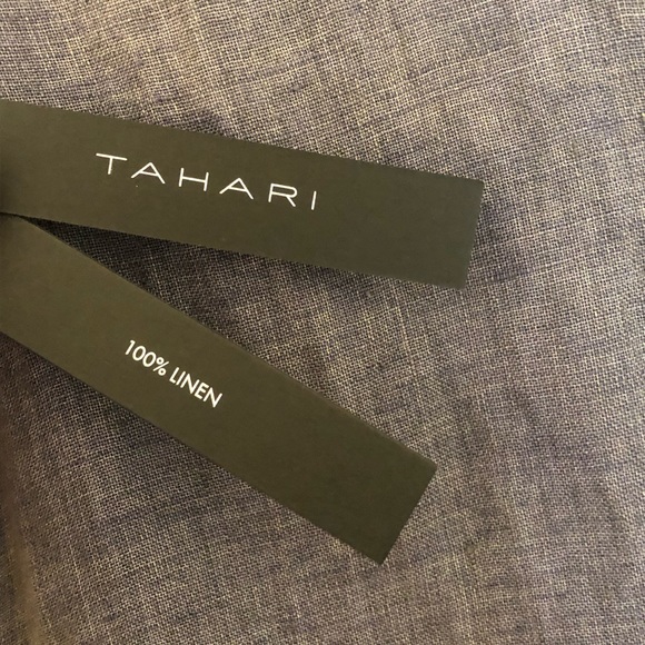 NWT Tahari Linen Shirt Dress - Picture 5 of 6